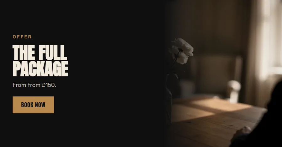 Meta ad created for Funeral directors